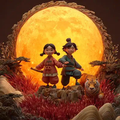 The classic Korean folktale of brave siblings