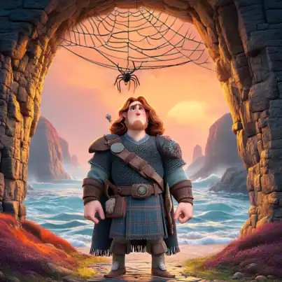 Robert Bruce and the Spider: Scottish Folktale