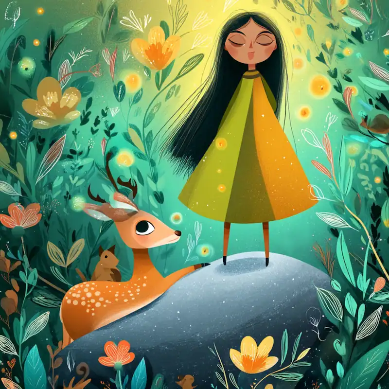 Maria Makiling stands quietly on a hill watching over the forest