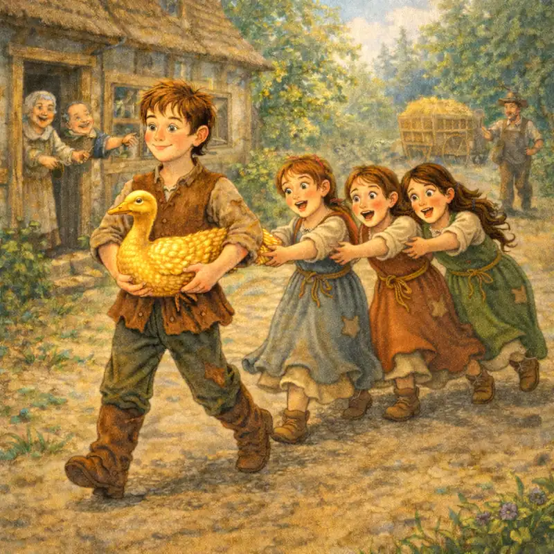 parade follows Simpleton