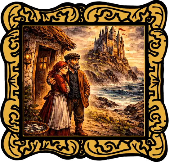 The Fisherman and His Wife Brothers Grimm audio story for kids read aloud with narration of the full fairy tale