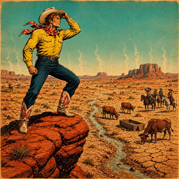Pecos Bill and the Tornado story image
