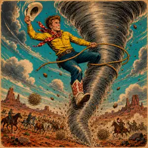 Pecos Bill and the Tornado Story for Kids