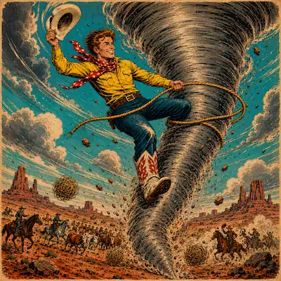 Pecos Bill and the Tornado story image