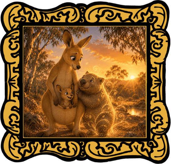 How Kangaroo Got Her Pouch read-aloud audio cover