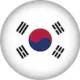 Button showing Korean flat to select Korean language stories.