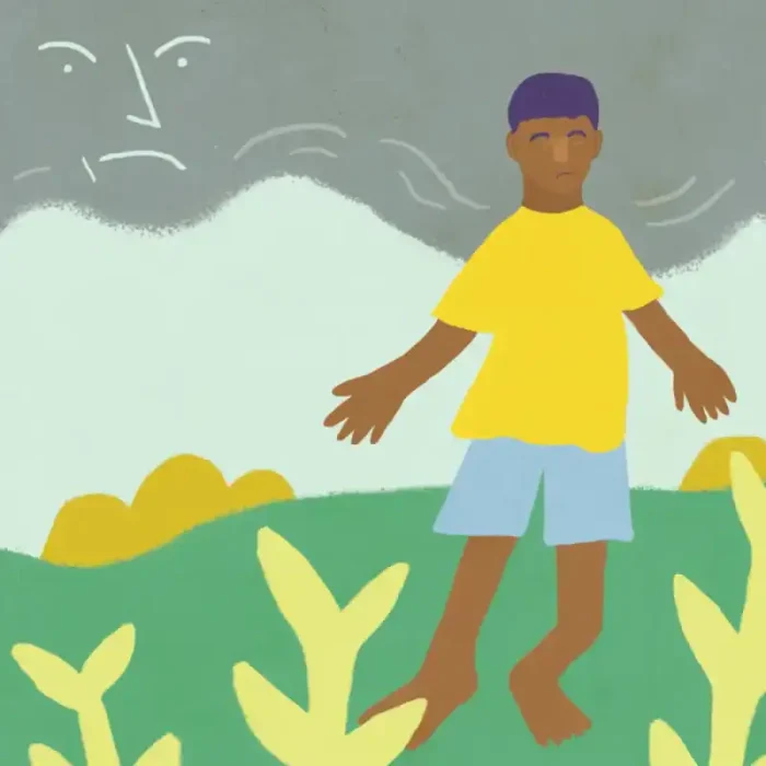 Book Dash Fafa tried his best to shake off Grumpy Cloud… but nothing worked.