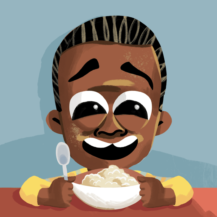 Today, I just want a bowl of porridge.