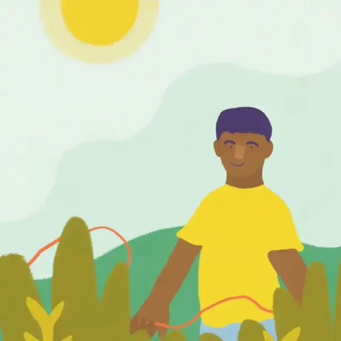 Fafa was a cheerful boy who loved to run and play all day.