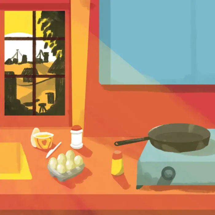 It's time for breakfast.