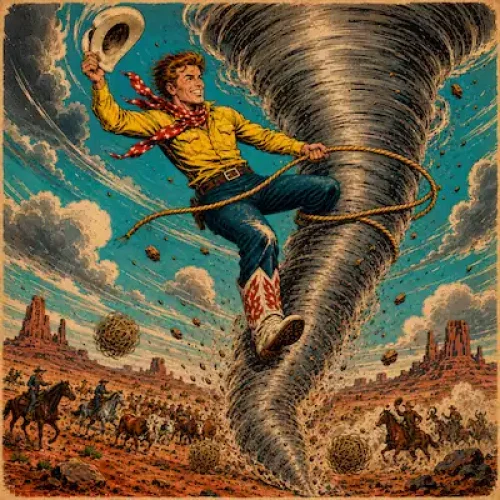 Pecos Bill and the Tornado Story for Kids