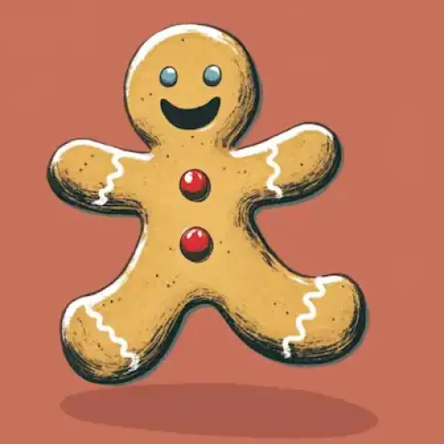 The Gingerbread Man book cover - read the classic fairy tale online.