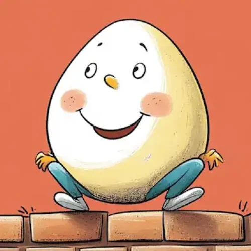 Humpty Dumpty Book Cover – Classic Nursery Rhyme