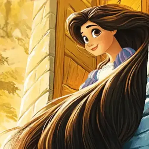 The magical story of Rapunzel, as told by the Brothers Grimm.